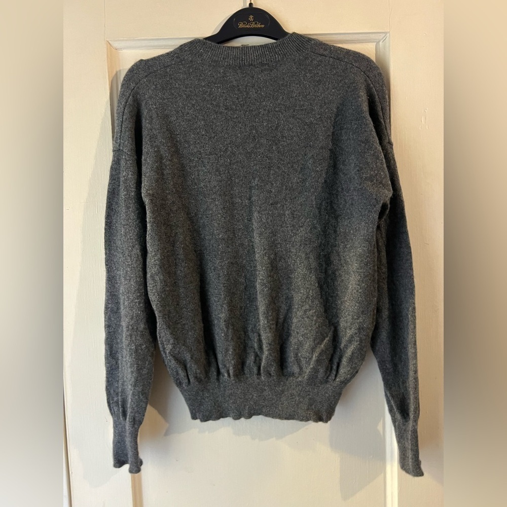 Aqua Skull Intarsia Cashmere Sweater XS - Picture 3 of 7